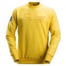 Sweat coton logo Jaune 
